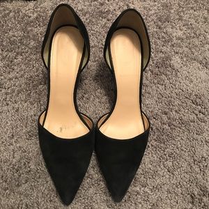 J.crew suede kitten heels